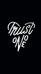 TRUST NO ONE logo