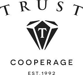 TRUST T COOPERAGE EST. 1992 logo