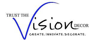 TRUST THE VISION DECOR CREATE . INNOVATE . DECORATE logo