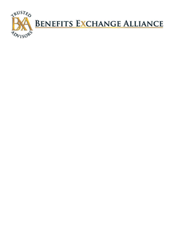 TRUSTED BXA ADVISORS BENEFITS EXCHANGE ALLIANCE logo
