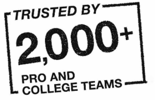 TRUSTED BY 2,000+ PRO AND COLLEGE TEAMS