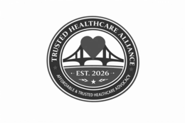 TRUSTED HEALTHCARE ALLIANCE - EST. 2026 - AFFORDABLE & TRUSTED HEALTHCARE ADVOCACY logo