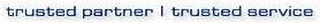 TRUSTED PARTNER TRUSTED SERVICE logo