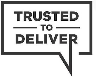 TRUSTED TO DELIVER logo