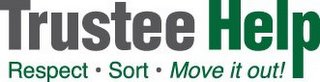 TRUSTEE HELP RESPECT · SORT · MOVE IT OUT! logo