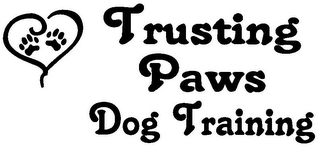 TRUSTING PAWS DOG TRAINING logo
