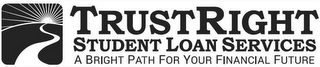 TRUSTRIGHT STUDENT LOAN SERVICES A BRIGHT PATH FOR YOUR FINANCIAL FUTURE logo