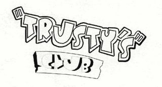 "TRUSTY'S" CLUB logo