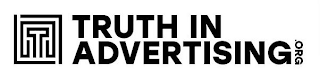 TRUTH IN ADVERTISING .ORG logo