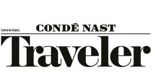 TRUTH IN TRAVEL CONDÉ NAST TRAVELER logo
