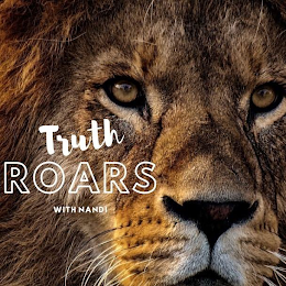 TRUTH ROARS WITH NANDI logo