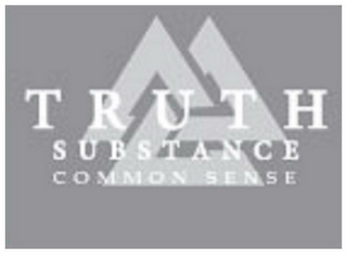 TRUTH SUBSTANCE COMMON SENSE logo