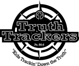 TRUTH TRACKERS PS.  86:6 "KIDS TRACKIN' DOWN THE TRUTH" logo