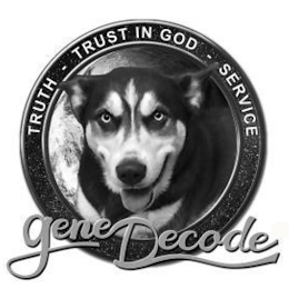 TRUTH - TRUST IN GOD - SERVICE GENEDECODE logo