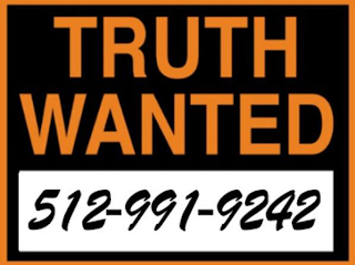 TRUTH WANTED 512-991-9242 logo