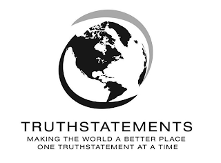 TRUTHSTATEMENTS MAKING THE WORLD A BETTER PLACE ONE TRUTHSTATEMENT AT A TIME logo