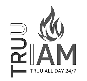 TRUU IAM TRUU ALL DAY 24/7 logo
