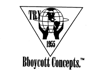 TRY 1955 BBOYCOTT CONCEPTS. logo