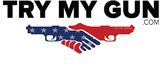 TRY MY GUN .COM, WE THE PEOPLE logo