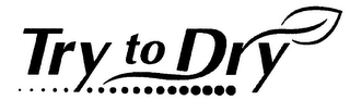 TRY TO DRY logo