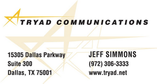 TRYAD COMMUNICATIONS logo