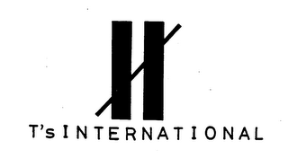 T'S INTERNATIONAL logo