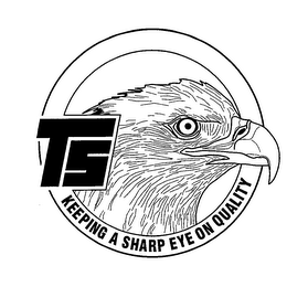 TS KEEPING A SHARP EYE ON QUALITY logo