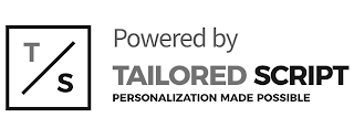 T/S POWERED BY TAILORED SCRIPT PERSONALIZATION MADE POSSIBLE logo