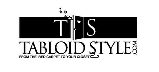 TS TABLOID STYLE.COM FROM THE RED CARPET TO YOUR CLOSET logo