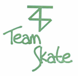 TS TEAM SKATE logo