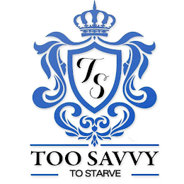 TS TOO SAVVY TO STARVE logo