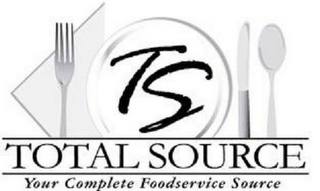 TS TOTAL SOURCE YOUR COMPLETE FOODSERVICE SOURCE logo