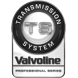 TS TRANSMISSION SYSTEM VALVOLINE PROFESSIONAL SERIES logo