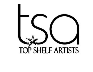 TSA TOP SHELF ARTISTS logo