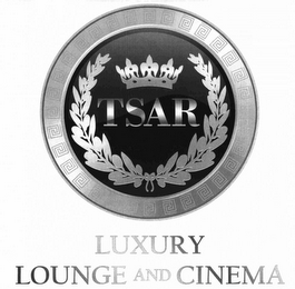 TSAR LUXURY LOUNGE AND CINEMA logo