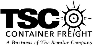 TSC CONTAINER FREIGHT A BUSINESS OF THE SCOULAR COMPANY logo