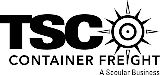 TSC CONTAINER FREIGHT A SCOULAR BUSINESS logo