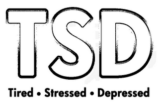TSD TIRED · STRESSED · DEPRESSED logo
