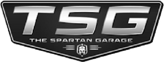 TSG THE SPARTAN GARAGE logo