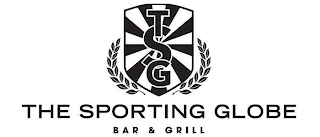 TSG THE SPORTING GLOBE BAR & GRILL logo