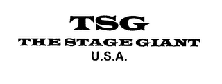 TSG THE STAGE GIANT U.S.A. logo