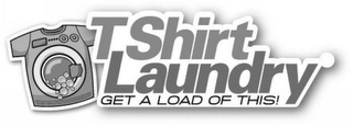 TSHIRT LAUNDRY GET A LOAD OF THIS! logo