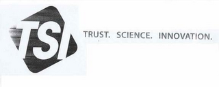 TSI TRUST. SCIENCE. INNOVATION. logo