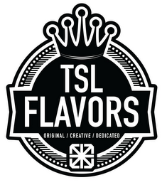 TSL FLAVORS ORIGINAL / CREATIVE / DEDICATED logo