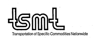 TSMT TRANSPORTATION OF SPECIFIC COMMODITIES NATIONWIDE logo