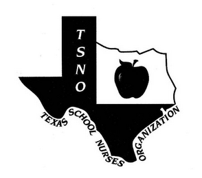 TSNO TEXAS SCHOOL NURSES ORGANIZATION logo
