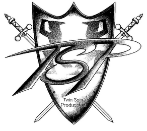 TSP TWIN SPIN PRODUCTIONS logo