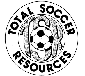 TSR TOTAL SOCCER RESOURCES logo