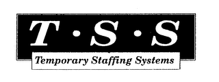 TSS TEMPORARY STAFFING SYSTEMS logo