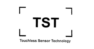TST TOUCHLESS SENSOR TECHNOLOGY logo